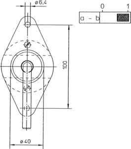 Technische Illustration mit Bemaung