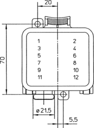 Technische Illustration mit Bemaungen