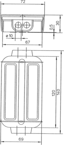 View with dimensions