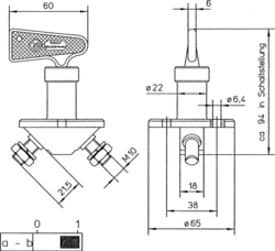 Technische Illustration mit Bemaung